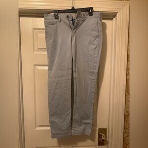 Express Men's Light Ice Blue Chinos - Skinny fit